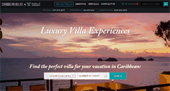 Desktop Screenshot of caribbeanvillas.com